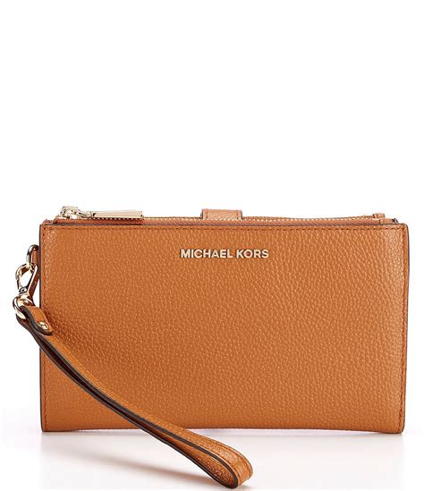 étui iphone 7 michael kors|Michael Kors Adele Double Zip Leather iPhone 7 Plus Wristlet .